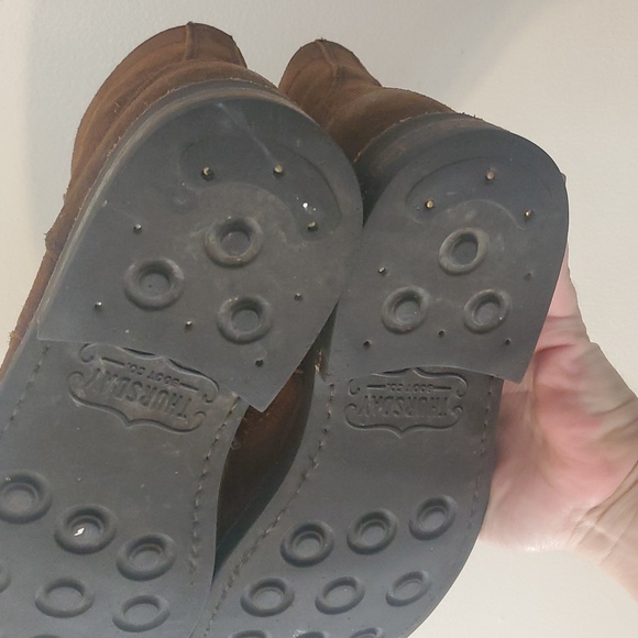 Thursday Boot Company Mens Captain Boots Size 8 Brown Leather Lace-Up - Picture 13 of 16